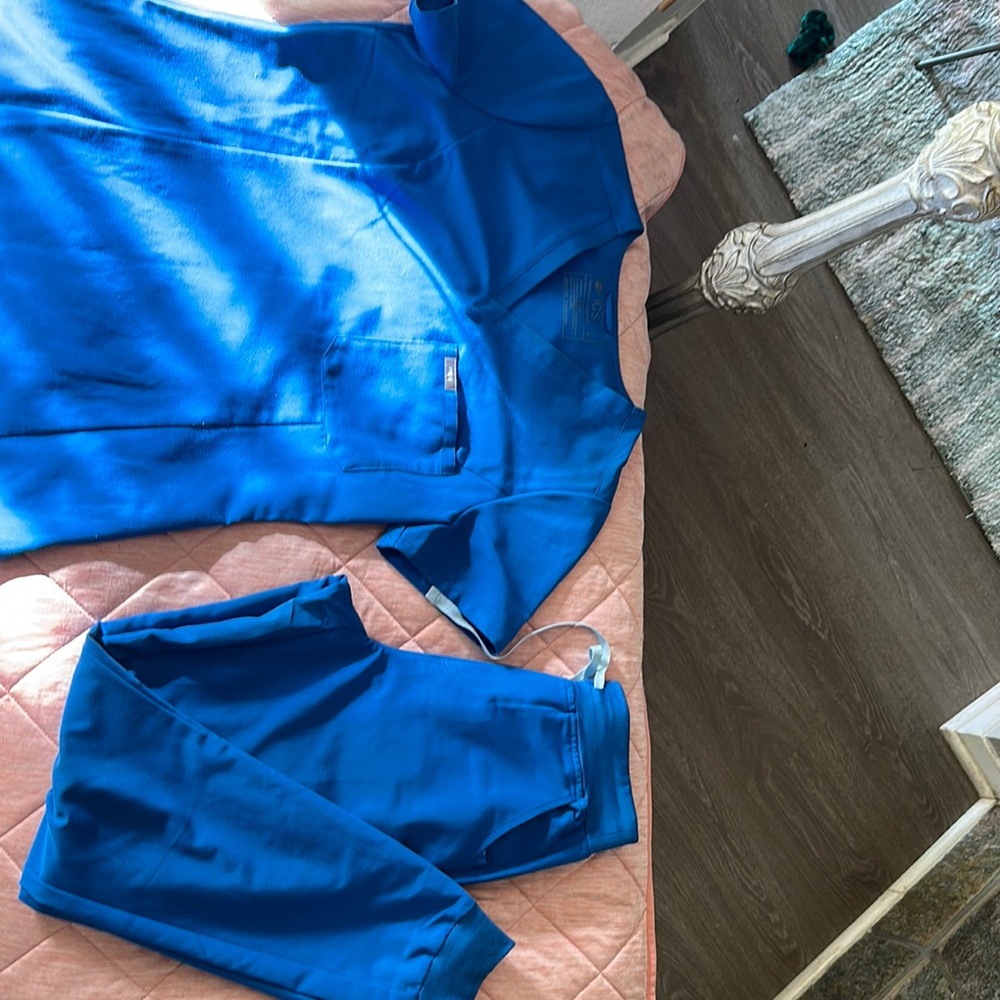 Blue Scrub Set